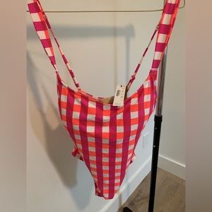 Pink and orange bathing suit for sale